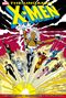 "The Uncanny X-Men", Comic-Illustration. Superhelden fliegen kraftvoll aus einer Explosion., Buch