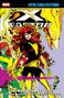 "X-FACTOR" über eine lebhafte Illustration mit Charakteren in bunten Kostümen und einem dynamischen, feurigen Hintergrund., Buch