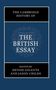 The Cambridge History of the British Essay, Buch, Buch