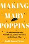 „MAKING MARY POPPINS“ von Todd James Pierce. Gelber Hintergrund, schwarze Sterne und ein schwarzer Regenschirm.