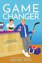 „GAME CHANGER“ von Rachel Reid: Zwei Männer, einer mit Eishockeyschläger, an einer Bar, lächeln miteinander.