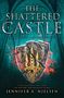 "The Shattered Castle" oben, darunter "Hide a deadly secret... or fight for a castle in ruins." Ein Schild mit goldenen Türmen.