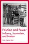 „Fashion and Power: Industry, Journalism, and Nation“ von Kate Nelson Best. Vier Frauen vor einer USA-Flagge.