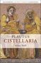 "Plautus Cistellaria" von Ariana Traill, antikes Mosaik mit zwei Figuren in antiker Kleidung und Trinkgefäß.