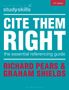 Richard Pears: Cite Them Right, Buch