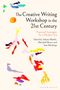 Text: "The Creative Writing Workshop in the 21st Century. Practical Strategies for a Modern Era. Edited by Adrian Markle, Marshall Moore, and Sam Meekings." Bunte, abstrakte Formen schweben auf einem hellen Hintergrund., Buch