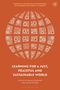 "Learning for a Just, Peaceful and Sustainable World" steht im Zentrum, auf orangem Hintergrund, weißen Mustern in Kreisform., Buch