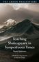 Text: "Teaching Shakespeare in Tempestuous Times", "Titanic Optimism", "Edited by Craig Dionne & Sharon O'Dair". Im Hintergrund eine stürmische Meereswelle.