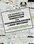 Texte: "Richard J. Hinds", "The Journey to Associate Director and Choreographer...And Beyond", "An Industry Guide for Practitioners and Creatives". Hintergrund: Verschiedene Notizen und Diagramme auf Papier.