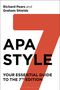 Text: "Richard Pears and Graham Shields. APA STYLE. Your Essential Guide to the 7th Edition." Großes rotes "7".