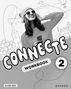 CONNECT, WORKBOOK 2, Oliver Gray, Oxford. Frau mit Kopfhörern und Sonnenbrille, hält Handy, illustriert mit Londoner Elementen., Buch