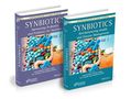 Zwei Buchcover: "SYNBIOTICS", Vol. 1 und 2, zeigen bunte Mikroorganismen, verlegt von Wiley., Buch
