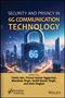 „Security and Privacy in 6G Communication Technology“, große blaue 6G auf einem Vorhängeschloss über einer Stadt., Buch