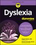 "Dyslexia for dummies" oben; Kreis-Logo, Buch mit fliegenden Buchstaben; Namen: Megan Gierka, Nicole Ormandy., Buch