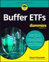 "Buffer ETFs for dummies", Tipps zu ETFs mit Puffer. Grünes Schild und Kristall in einem modernen, runden Design.