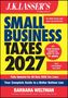 Texte: "J.K. LASSER'S SMALL BUSINESS TAXES 2027." "For 2026 returns and year-round planning." "Fully Updated for All New 2026 Tax Laws."