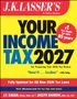 „YOUR INCOME TAX 2027“ in großer Schrift, obere Ecke: „#1 Tax Guide for over 85 years“. Gelbes und rotes Cover.