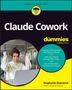 „Claude Cowork for dummies“, Tipps zum Coworking. Frau am Laptop, triumphierendes Lächeln, helles Büro., Buch