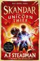 „SIMON & SCHUSTER“ steht unter einer stilisierten Figur mit Hut, die einen Gegenstand wirft., Buch
