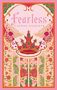 "Fearless" und "Lauren Roberts" in dekorativer Schrift. Darunter eine detailreiche Illustration mit Krone, Blumen und Mustern., Buch