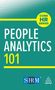 "Core HR Series People Analytics 101" in weiß und gelb auf grünem Hintergrund. Enthält zwei Logos unten., Buch