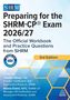 "Preparing for the SHRM-CP Exam 2026/27", offizielles Arbeitsbuch, 3. Edition. Herausgegeben von Charles Glover, Hanna Evans., Buch