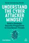 Text: "Sarah Armstrong-Smith: UNDERSTAND THE CYBER ATTACKER MINDSET. Build a Strategic Security Programme to Counteract Threats. 2nd Edition." Illustration: Ein Fingerabdruck mit digitalen Störungen.