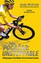 „Tadej Pogačar: Unstoppable“. Ein Radfahrer in Gelb auf gelbem Hintergrund., Buch