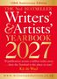 "120th Anniversary Edition", "The No1 Bestseller", "Writers' & Artists' Yearbook 2027", Zitat von Kit de Waal, rote Hintergrundfarbe., Buch