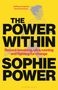 Text: "THE POWER WITHIN" und "Record-breaking, ultra running and fighting for change" von SOPHIE POWER. Eine stilisierte Läuferin.