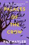 "Palaces of the Crow" und "Ray Nayler" stehen in gelber und weißer Schrift vor einem baumartigen Muster mit schwarzen Federn., Buch