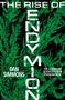 "The Rise of Endymion", Dan Simmons. Grüne, organische Muster auf schwarzem Hintergrund., Buch