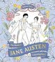 Text: "Eleanor Taylor", "The World of JANE AUSTEN Colouring Book". 

Illustration: Ein elegantes Paar, umgeben von Blumen., Buch