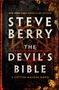 STEVE BERRY, THE DEVIL'S BIBLE, A Cotton Malone Novel. Dunkle, mystische Gestaltung mit einem Pentagramm und goldenen Verzierungen.