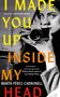 „I MADE YOU UP INSIDE MY HEAD“ und „MARTA PÉREZ-CARBONELL“ stehen in farbigen Lettern auf einem Schwarz-Weiß-Foto einer Person mit Kamera., Buch