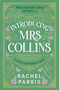 "Introducing Mrs Collins" in großen Buchstaben. Grüner Hintergrund mit floralen Verzierungen und goldenen Akzenten., Buch