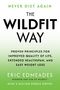 NEVER DIET AGAIN. THE WILDFIT WAY. ERIC EDMEADES, OVER 2 MILLION PEOPLE SERVED. Grüner Hintergrund.