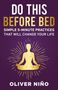 Oliver Nino: Do This Before Bed, Buch