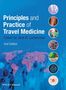 „Principles and Practice of Travel Medicine“, 2. Auflage, bearbeitet von Jane N. Zuckerman. Titel auf blauem Hintergrund mit Bildern von Mikroorganismen und einer Weltkarte im Hintergrund.