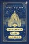 India Holton, The Antiquarian's Object of Desire. Goldene Kuppel und nächtlicher Himmel auf dunkelblauem Hintergrund.