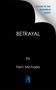 Text: „Cover to be revealed soon! BETRAYAL by Fern Michaels.“ Schwarzer Hintergrund, Logo eines Bücherstapels mit "k".