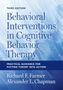 Richard F Farmer: Behavioral Interventions in Cognitive Behavior Therapy, Buch