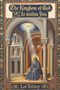 „The Kingdom of God Is within You“, Leo Tolstoy. Illustration: Ein Mann in blauem Gewand, himmlischer Strahl auf ihm., Buch