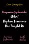 Benjamin Zephaniah: Benjamin Zephaniah's What Stephen Lawrence Has Taught Us, Buch