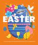 "Celebrate!" und "EASTER" sind in bunten, verspielten Buchstaben. Darum herum sind Ostereier, Küken und Blumen zu sehen., Buch