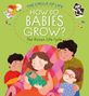 „The Circle of Life: How Do Babies Grow? The Human Life Cycle“. Eine Illustration zeigt eine Familie mit Baby.