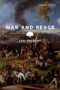 "War and Peace", Leo Tolstoy. Eine historische Schlacht mit Soldaten, Pferden und Rauch unter dramatischem Himmel., Buch