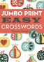„Jumbo Print Easy Crosswords, Thomas Joseph #6“. Farbenfrohe Fruchtillustrationen in Rot, Gelb, Blau, Grün, Schwarz.