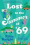 "Lost in the Summer of '69", Eliza Knight. Illustration: Menschen, Auto, Kaktus, buntes Stadtbild und Blumen-Van., Buch