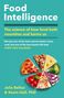 „Food Intelligence“, „The science of how food both nourishes and harms us“, Bild eines Tellers mit verschiedenen Lebensmitteln., Buch